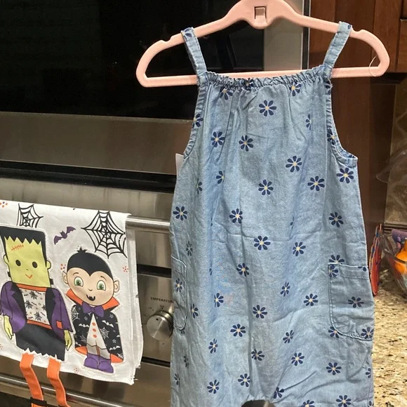 Carter's Blue Floral One Piece - 18 Months - Picture 8 of 9